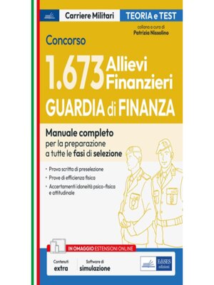 cover image of Concorso 1,673 Allievi Finanzieri